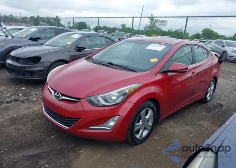 2016 Hyundai Elantra Value Edition from USA, damaged, VIN KMHDH4AE0GU479658